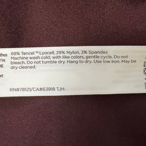 Eileen Fisher Womens Washable Flex Ponte Stand Collar Overshirt Brown size S - Picture 12 of 15